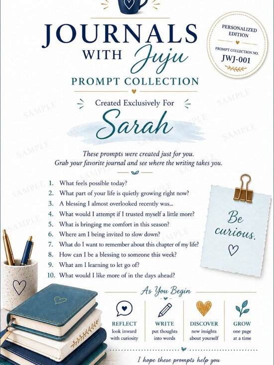 Journals with Juju Other - Journals with Juju Personalized Prompt Collection | 10 Prompts
